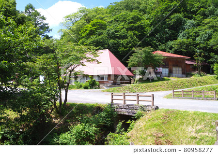 View of Hiroshima Prefectural Forest entrance View of Hiroshima Prefectural Forest entrance 80958277
