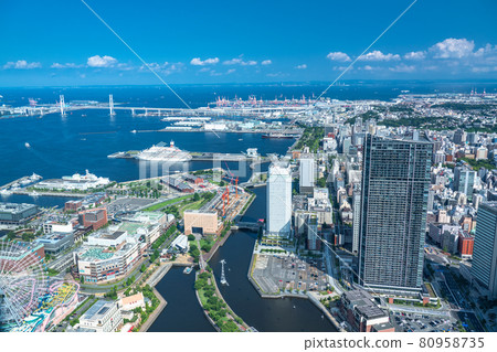 <<Kanagawa>> Yokohama Bay Area/Urban scenery <<Kanagawa>> Yokohama Bay Area/Urban scenery 80958735