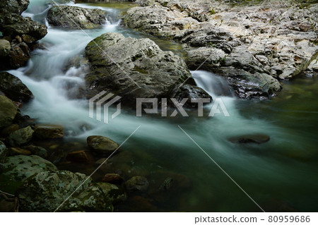 The beauty of the Nametoko Gorge in Kitauwa District, Ehime The beauty of the Nametoko Gorge in Kitauwa District, Ehime 80959686