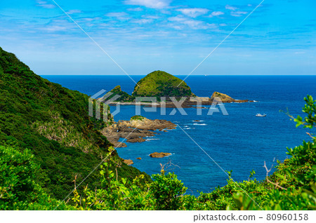 View of Biro Island from Cape Sata 80960158
