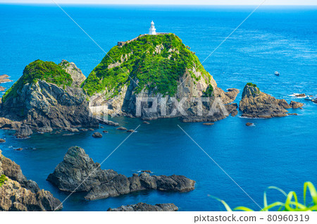 View of Japan's oldest Cape Sata Lighthouse from Cape Sata View of Japan's oldest Cape Sata Lighthouse from Cape Sata 80960319