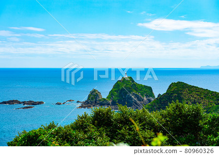 View of Japan's oldest Cape Sata Lighthouse from Cape Sata View of Japan's oldest Cape Sata Lighthouse from Cape Sata 80960326