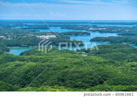 《Mie Prefecture》 Summer Yokoyama Observatory / Ago Bay Coastline 80961661