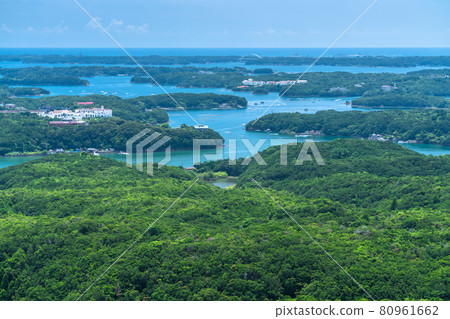 《Mie Prefecture》 Summer Yokoyama Observatory / Ago Bay Coastline 《Mie Prefecture》 Summer Yokoyama Observatory / Ago Bay Coastline 80961662