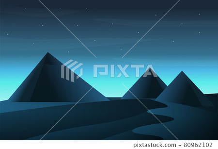 Pyramid Desert Muslim Travel Camel Islamic Culture Illustration Pyramid Desert Muslim Travel Camel Islamic Culture Illustration 80962102