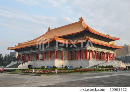 Taiwan, Taipei, National Theater, Zhongzheng Memorial Hall Park Square Taiwan, Taipei, National Theater, Zhongzheng Memorial Hall Park Square 80963582