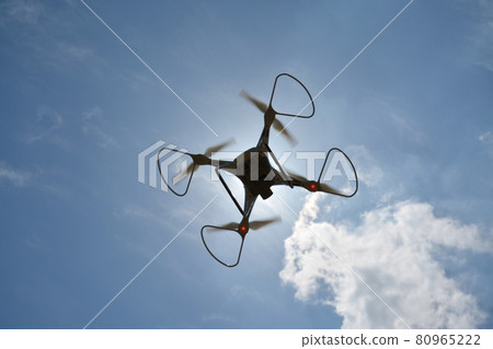 Sun and drone 80965222