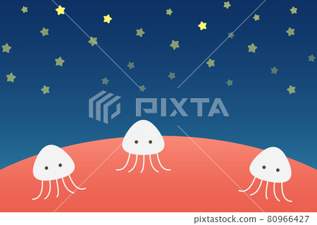 Alien background horizontal position 80966427