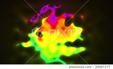 Abstract background with wriggling waves 80967277