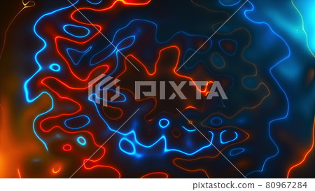 Abstract background with wriggling waves 80967284