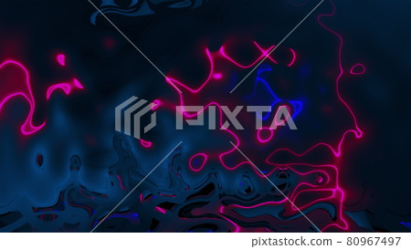 Abstract background with wriggling waves 80967497