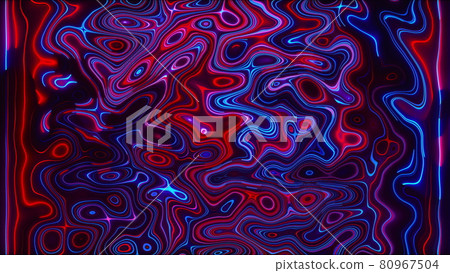 Abstract background with wriggling waves 80967504