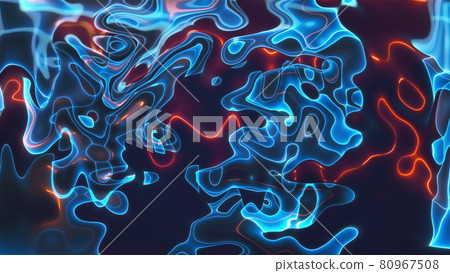 Abstract background with wriggling waves 80967508