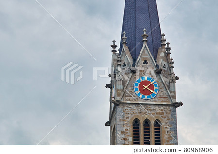 Vaduz Cathedral or Cathedral of St. Florin in Vaduz, Liechtenstein 80968906
