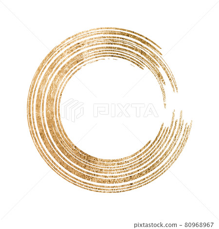 Gold round design templates for for poster, brochure, invitation, cover book, catalog, logo, banners . Vector golden abstract background. 80968967