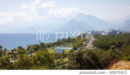 Konyaalti beach in Antalya in Turkey Konyaalti beach in Antalya in Turkey 80970923