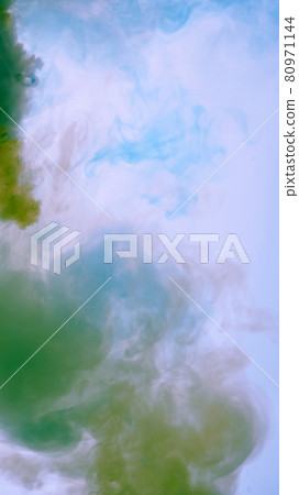 Multi Color Fire Flame Abstract . A mystic colorful smoke. Vertical mobile format for smartpone stories. 80971144