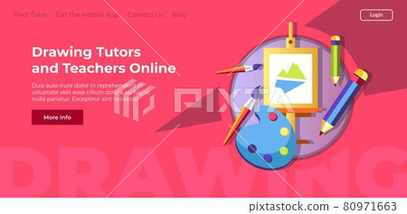 Drawing tutors and teachers online, website page Drawing tutors and teachers online, website page 80971663