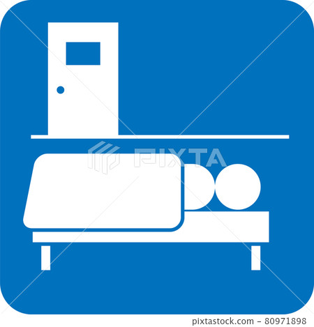 Nap room pictogram 80971898