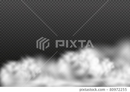 White vector cloudiness ,fog or smoke on dark checkered background. 80972255