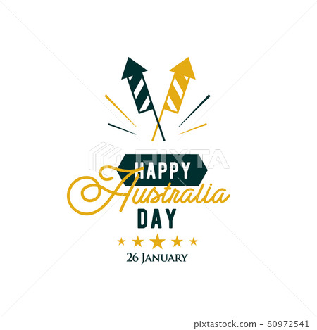 Happy Australia Day. 26 th January.  80972541