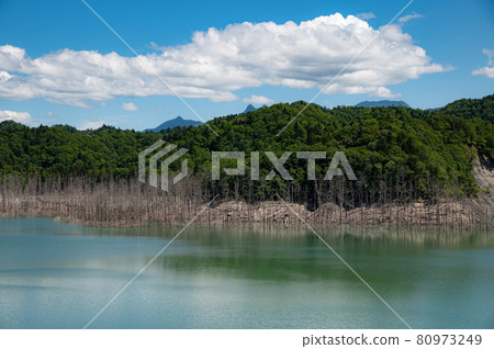 Shuparo Lake in summer Shuparo Lake in summer 80973249