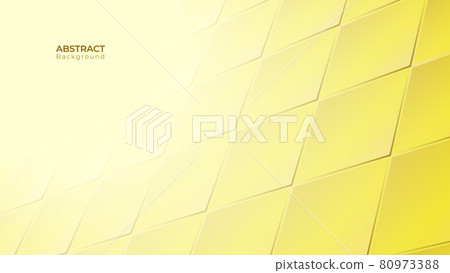 Abstract 3d modern square background. Yellow geometric pattern texture. vector art illustration Abstract 3d modern square background. Yellow geometric pattern texture. vector art illustration 80973388