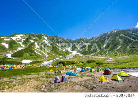 《富山縣》 清新的綠色室堂/立山黑部阿爾卑斯山脈路線雷長澤露營地 《富山縣》 清新的綠色室堂/立山黑部阿爾卑斯山脈路線雷長澤露營地 80973834