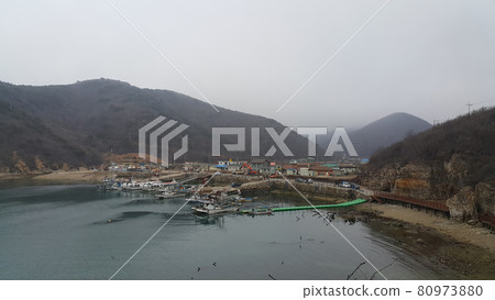 Dumujin fishing village on Baekryeong Island, Korea Dumujin fishing village on Baekryeong Island, Korea 80973880