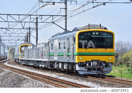 高崎線神保原新町JR東GV-E197系列ST01編隊(高崎)試運行 高崎線神保原新町JR東GV-E197系列ST01編隊(高崎)試運行 80973951