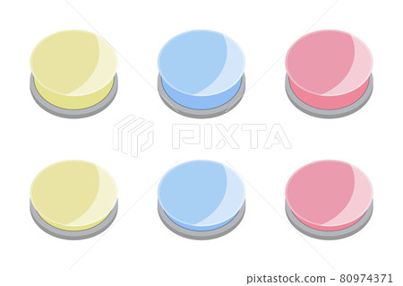 Round switch button material design Round switch button material design 80974371