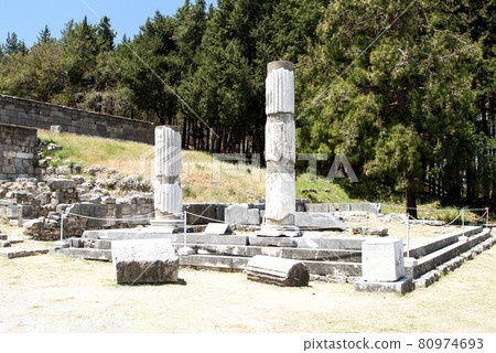 Ruins of the temple of Asclepius on the island of Ko Ruins of the temple of Asclepius on the island of Ko 80974693