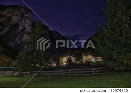 Dolomites Val Gardena, mountain valleys 80974820