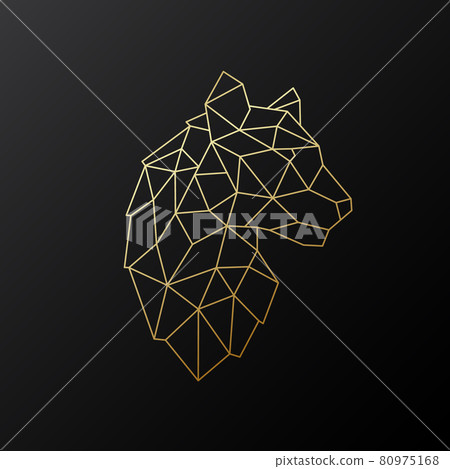 Vector geometric Tiger emblem. Vector geometric Tiger emblem. 80975168