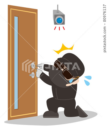 注意到安全攝像頭的盜竊案 80976137