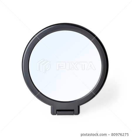 Cosmetic mirror isolated on white background. 80976275