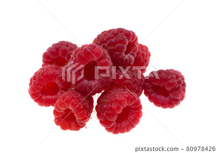 ripe raspberry isolated ripe raspberry isolated 80978426
