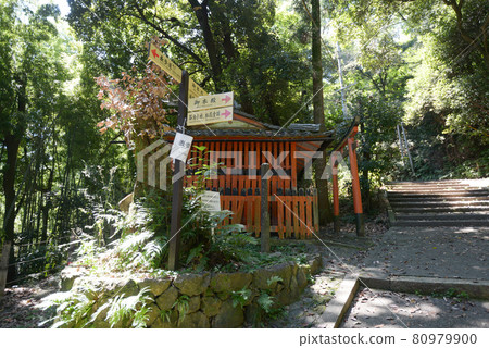 Iwashimizu Hachimangu Shrine Omotesando, a branch road to Shokado Toe, Yawata City, Kyoto Prefecture Iwashimizu Hachimangu Shrine Omotesando, a branch road to Shokado Toe, Yawata City, Kyoto Prefecture 80979900