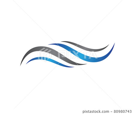 Wave symbol vector illustration design Wave symbol vector illustration design 80980743