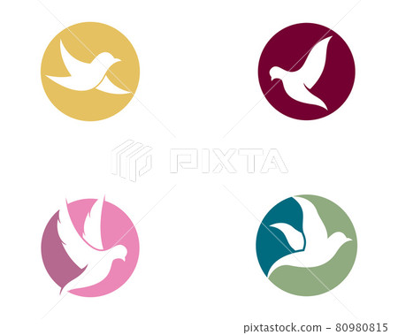 Dove vector icon illustration design Dove vector icon illustration design 80980815
