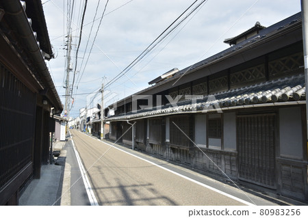 [岡山縣] 津山城下町的街景 80983256