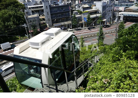 Asukayama Park, Asuka Park Rail, Asuka Park, in front of Oji Station, Kita-ku, Tokyo, tilted elevator, free of charge Asukayama Park, Asuka Park Rail, Asuka Park, in front of Oji Station, Kita-ku, Tokyo, tilted elevator, free of charge 80985128