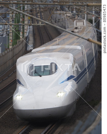Shinkansen N700S J13 formation near Yamashina 80985473