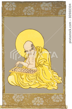 Buddhist hanging scroll Buddhist hanging scroll 80988304