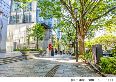 東京澀谷城市景觀表參道 東京澀谷城市景觀表參道 80988553