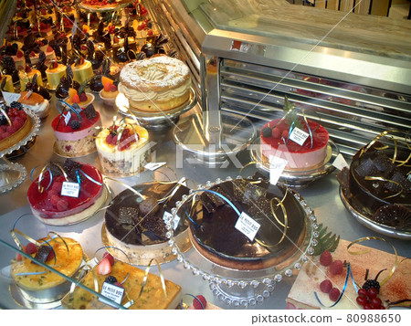 Patisserie found on the street corner of Paris Patisserie found on the street corner of Paris 80988650