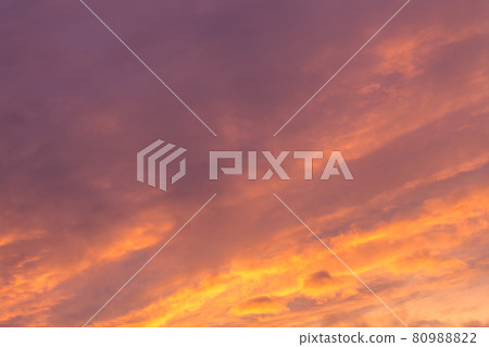 Beautiful sunset sky 80988822