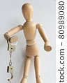 Handcuffed drawing doll 80989080