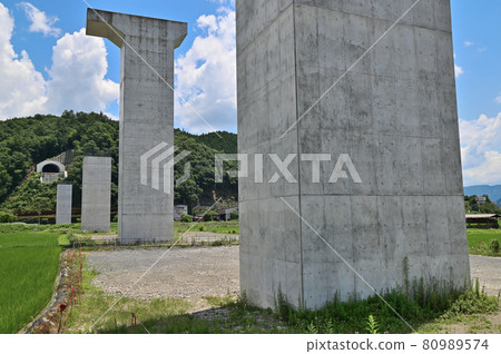 Gifu Prefecture Chubu Jukan Expressway construction work 80989574