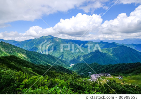 [Gunma Prefecture] Scenery of Tenjin Pass on Mt. Tanigawa 80989655